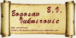 Bogosav Vukmirović vizit kartica